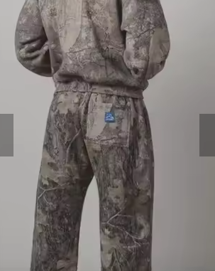 Camouflage Baggy Teen & Men's Sweat Pants